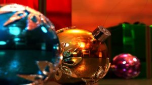 Футаж Шары новогодние