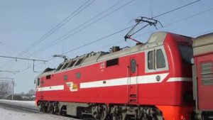 Поезд №067Ы Абакан-Москва на станции Юрга-1