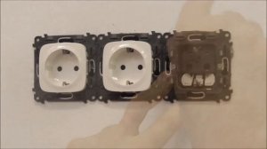 Legrand. Установка многопостовой розетки Valena Allure