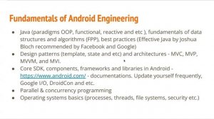 Modern Android Engineering and Google Interview Process