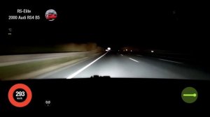 Audi RS4 B5 topspeed run 300+ km/h @misano_rs4