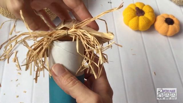 Осенняя поделка для садика или школы Пугало огородное смотреть онлайн