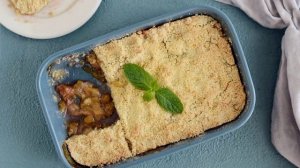 Крамбл с ревенем