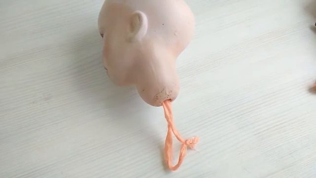 Реставрация фарфоровой  Золушки  Делаем каркас Сборка