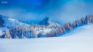Relaxing Winter Music - Violin Orchestra Winter Music, Snow Winter Scenes, Winter Footage