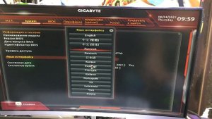 CHANGE LANGUAGE IN BIOS GIGABYTE MOTHERBOARD