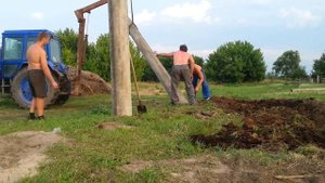 Самодельный подъемник на трактор ( пионер)
