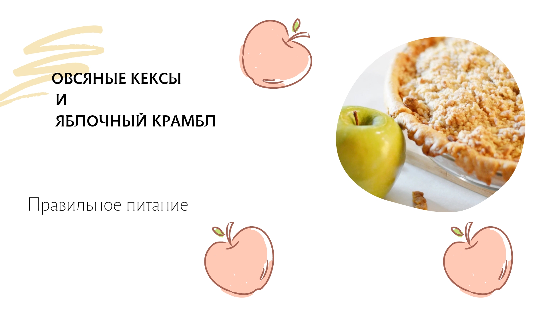 Яблочный крамбл с изюмом технологическая карта