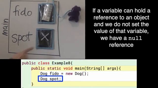 Java NM - Example 8: Reference that isn't set is a null reference смотреть онлайн