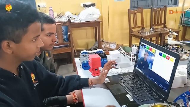 Students of class 10 making Air Canvas using AI #python #ai #stemeducation #handsonlearning