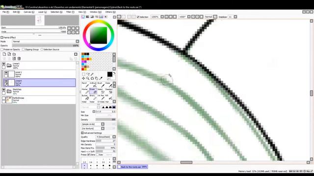 Back to the roots (SAI x Krita) - Speedpaint смотреть онлайн