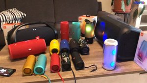16 JBL SPEAKERS CONNECT!!! JBL FLIP 5, JBL BOOMBOX, JBL XTREME 2, JBL Pulse 4, JBL PARTYBOX 100 !!!