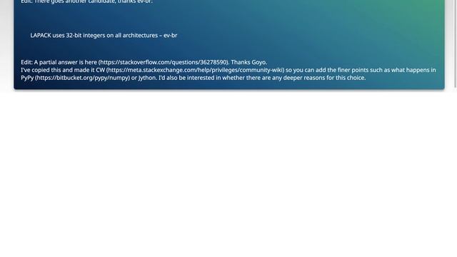What determines the size of int in numpy? смотреть онлайн
