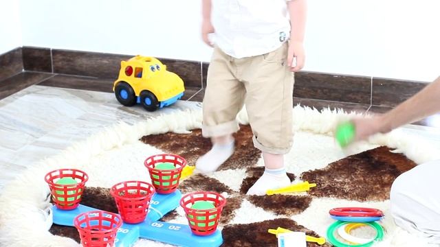 Игровой набор.Алекс бросает шарики в корзинку.Развивающая игрушка educational toys