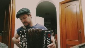 Страдания из советского фильма "Белые росы" на гармони Куликово поле.