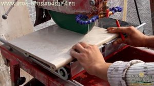 Не правильная резка клинкерной плитки,пример ошибки