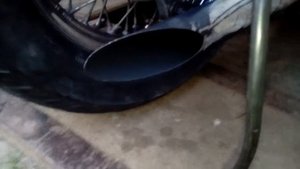 Выхлоп на Honda Steed 400