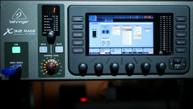Behringer x32 rack запись на флешку смотреть онлайн