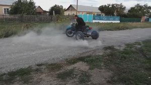 Трицикл из мотоцикла Урал. Обзор и покатушки. Дурная машина. Мотоцикл Урал.