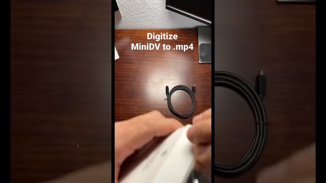 Digitize MiniDV to .mp4 Sony DCR-PC105E PAL to thunderbolt 3