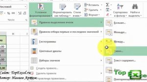 Как скрыть в Excel значение ячеек