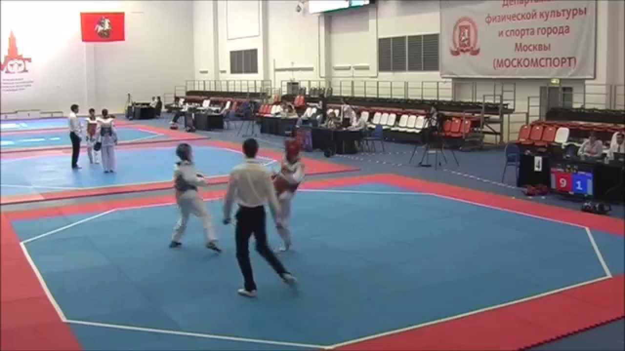 Taekwondo WTF. Первенство Москвы. 07.06.2015. Шарафетдинов-Долгов.