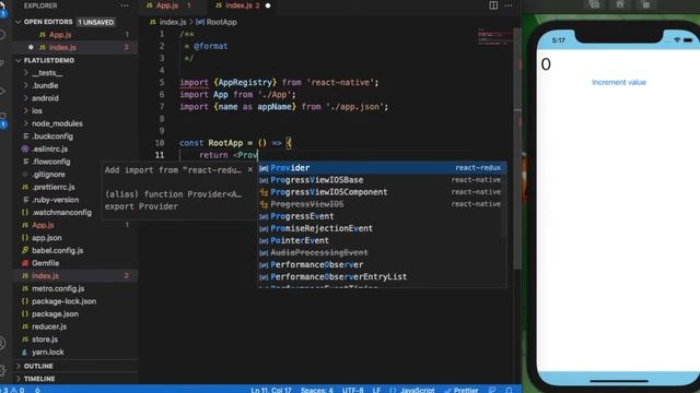 Adding Redux to the code [React Native Tamil PART 17]