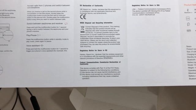 Ecouteurs Xiaomi MI Sports Bluetooth смотреть онлайн