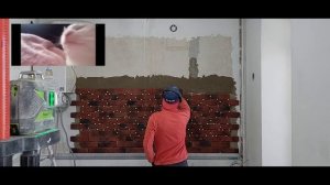 Фартук для кухни из декоративного кирпича ??