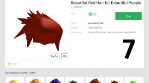 TOP 10 BEST Beautiful Hairs In ROBLOX | Roblox