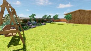 Дизайн  участка 5 соток в садоводстве