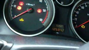Холодный запуск Opel Astra 2008 1.3 CDTI темп. - 10 (не работает 2 свечи накала)