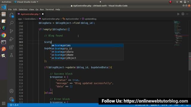 ?(#15) CodeIgniter 4 REST APIs Development in Hindi | Using Basic Authentication | Update Blog API