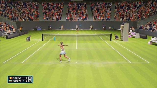 Kirsten Flipkens  vs  Viktoriya Tomova  | 🏆  Eastbourne International Round 16 (06/22/2022) 🎮