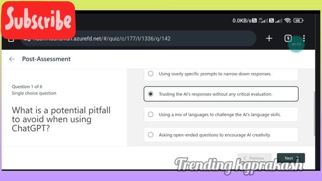 Using ChatGPT(Module 2) AI Fluency Naanmuthalvan assessment answers? #naanmudhalvan