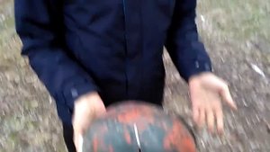 Краш тест старого советского шлема