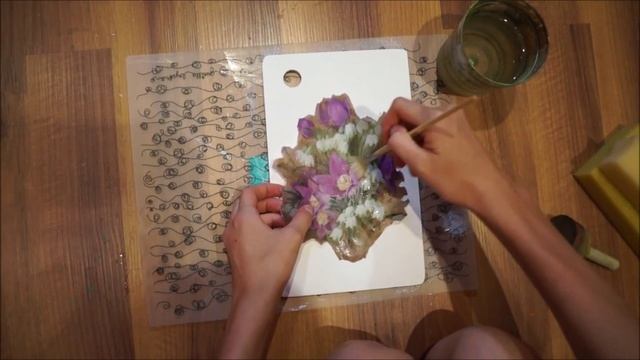 Кухонная досточка в технике "Декупаж". Мастерская Марии смотреть онлайн