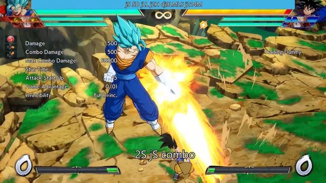 DBFZ 1.31 Vegito BnB / Advanced Combos | DRAGON BALL FighterZ