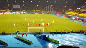 Акинфеев берёт штрафной удар от Криштиану  Роналду