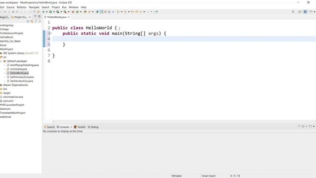 First Java Program | Java Hello World Program | Print anything using java