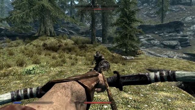 Skyrim - Old Orc random encounter смотреть онлайн