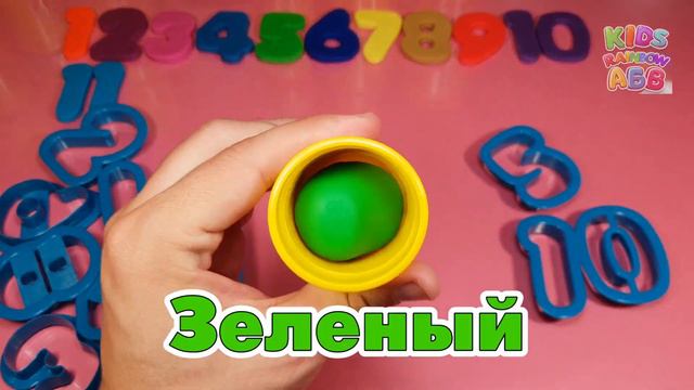 Цифры от 1234567891011121314151617181920 из Пластилина | Учим Цвета и Считать для Детей смотреть онлайн