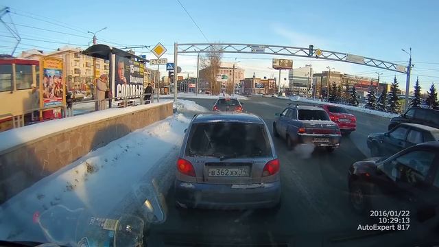 Возгорание Матиза Челябинск - Вокзал смотреть онлайн