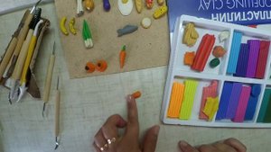 Пластилин. Свекла и морковь - лепим из пластилина!  DIY
