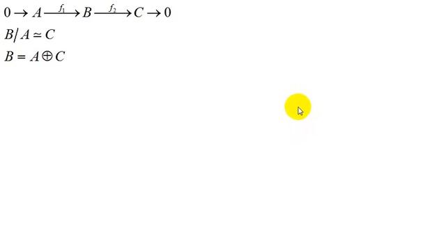 Алгебраическая топология | примеры точных последовательностей | 4 смотреть онлайн