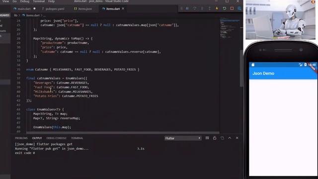 Flutter Day (31) | Parse Complex JSON & display on Flutter App FutureBuilder | Programming Myanmar