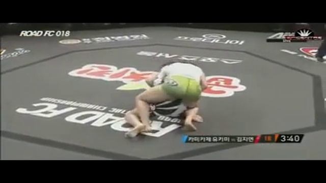 MMA ROAD FC 18 30082014 Ji Yeon Kim vs Kamikaze Yukimi смотреть онлайн