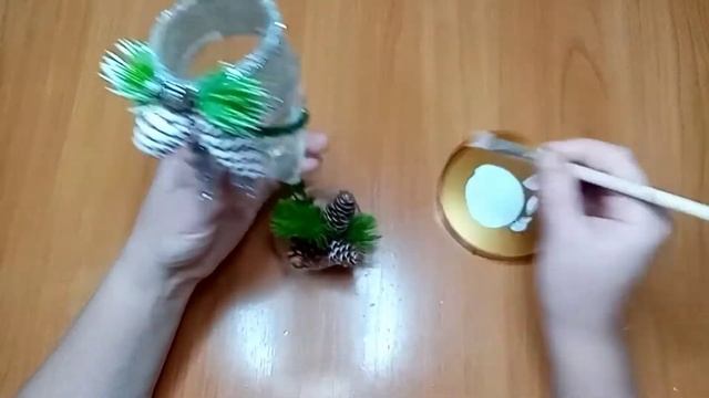 Новогодний декор бокалов и подсвечников. 3 идеи бюджетного декора