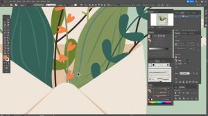 РИСУЕМ ЦВЕТОЧНУЮ КОМПОЗИЦИЮ В КОНВЕРТЕ | УРОК В ADOBE ILLUSTRATOR