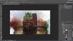 watercolor pro painting photoshop action free download - photoshop action auto play